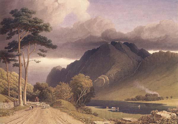 George Fennel Robson Loch Lubnaig,Perthshire (mk470 Germany oil painting art